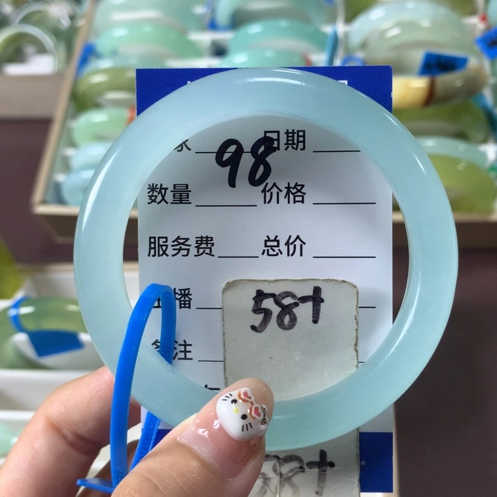 未镶嵌蛇纹石玉手镯98