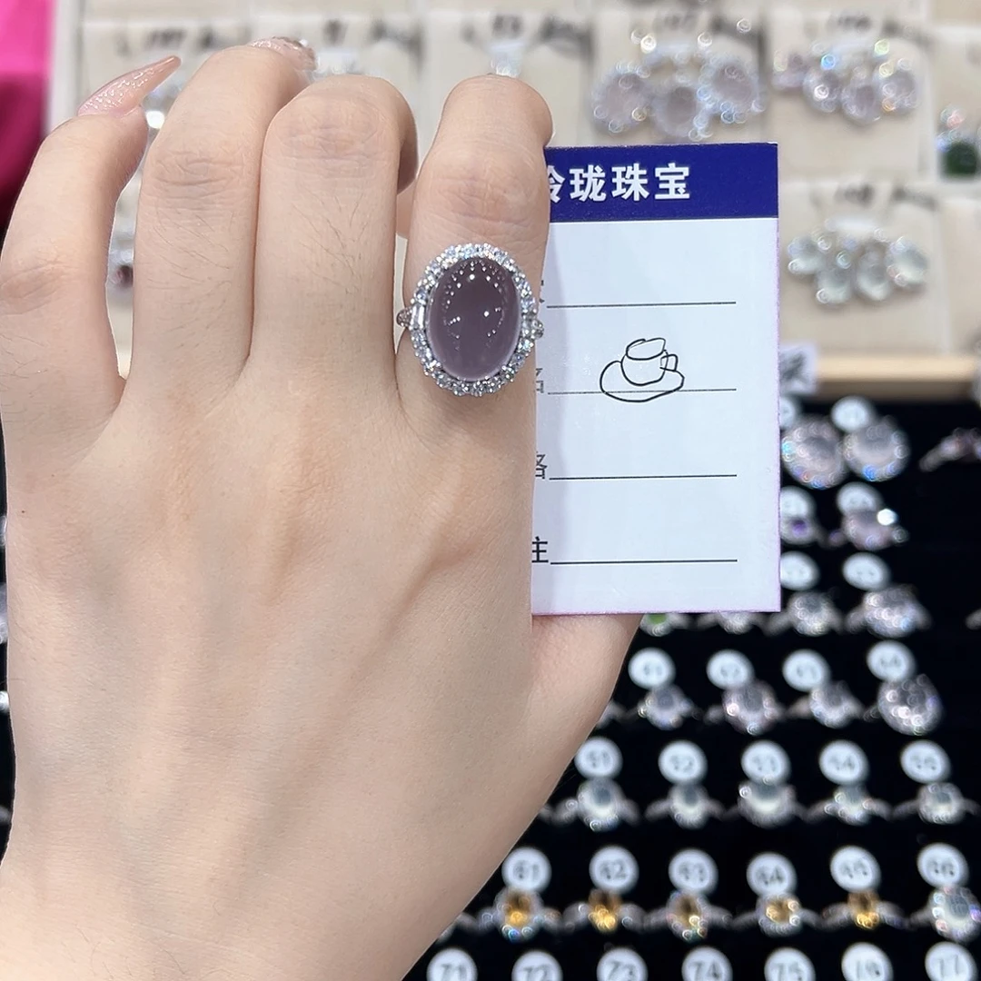 ****️银S925镶嵌紫晶戒指