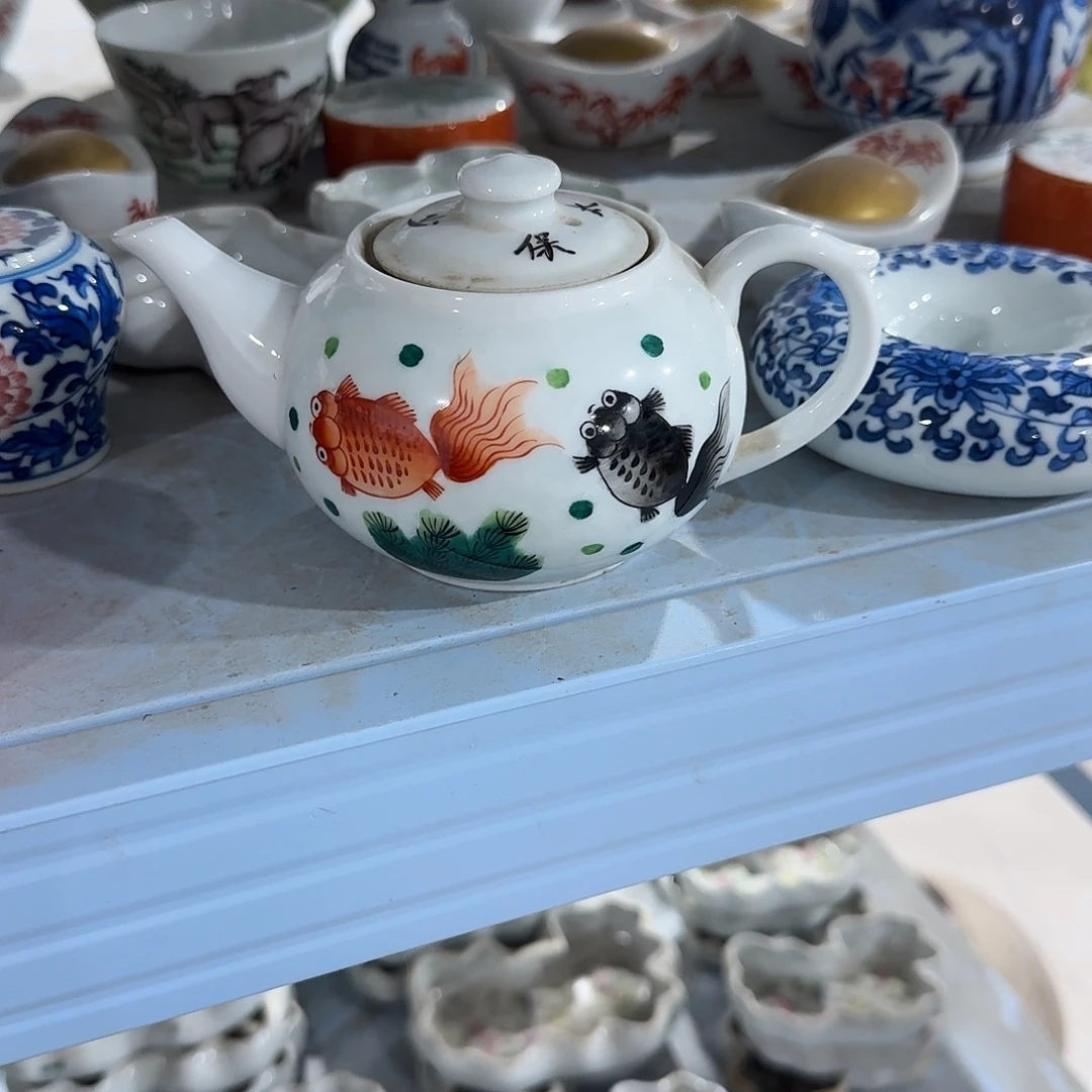 陶其他摆件手绘瓷器处理了