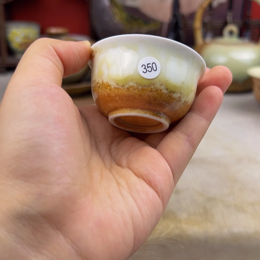 杯纯手工柴烧主人杯
