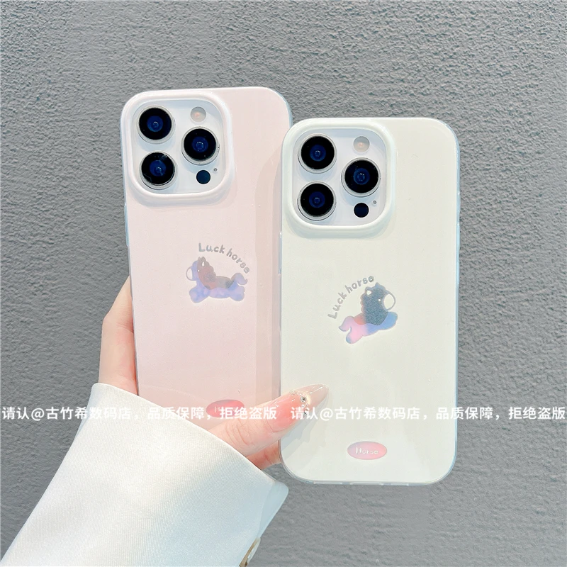 大孔极光金适用苹果iPhone17/华为荣耀/OPPO/VIVO/小米手机壳潮