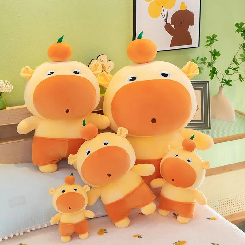 卡皮巴拉水豚噜噜公仔儿童抱睡玩偶睡觉抱枕男女生送女孩生日礼物