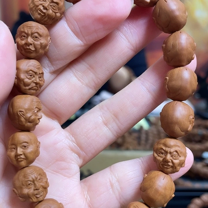 手串/手链橄榄核龙纹桃核