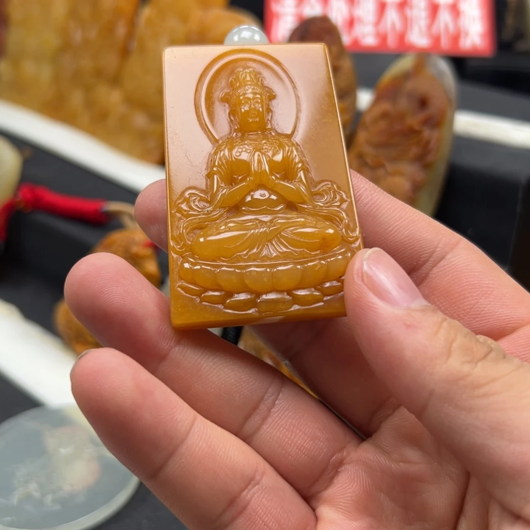 石英质玉（黄龙玉）未镶嵌多样性发货，发其一