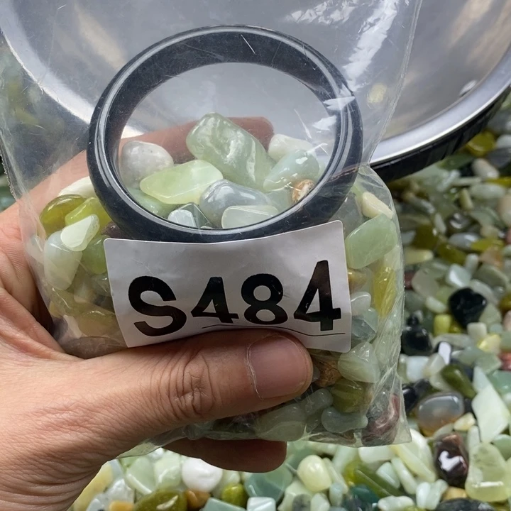 蛇纹石玉未镶嵌鱼缸石