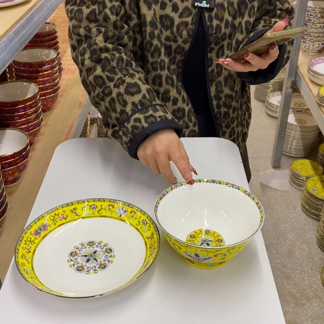 陶瓷2个8英寸深，2个6英寸，，，，，，