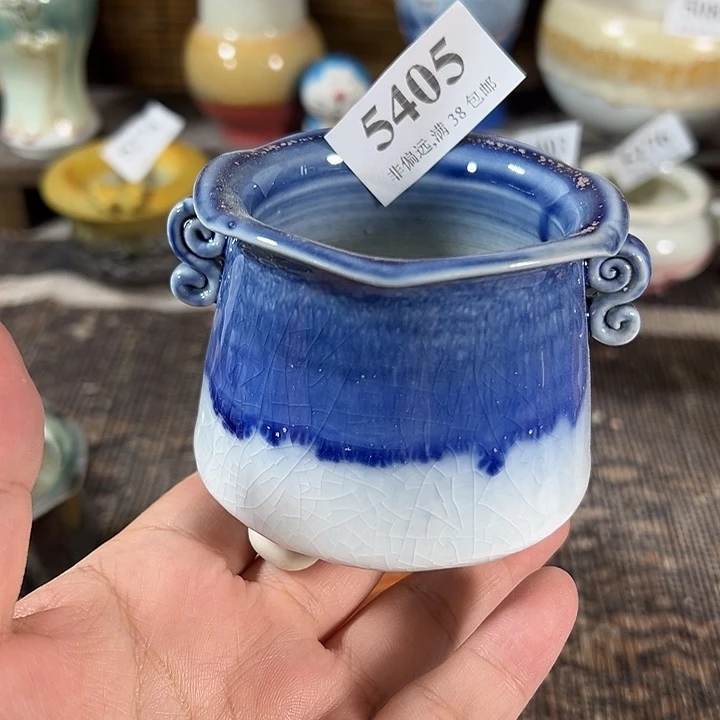 口5 手工花盆满30包邮