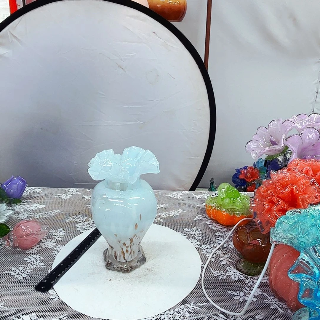 不完美琉璃花瓶花器艺术品