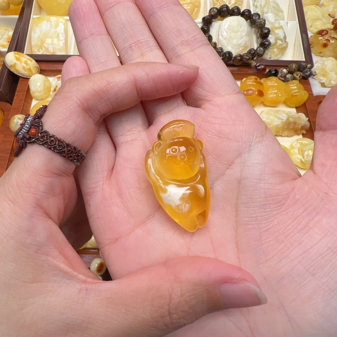 蜜蜡未镶嵌裸石蜜蜡