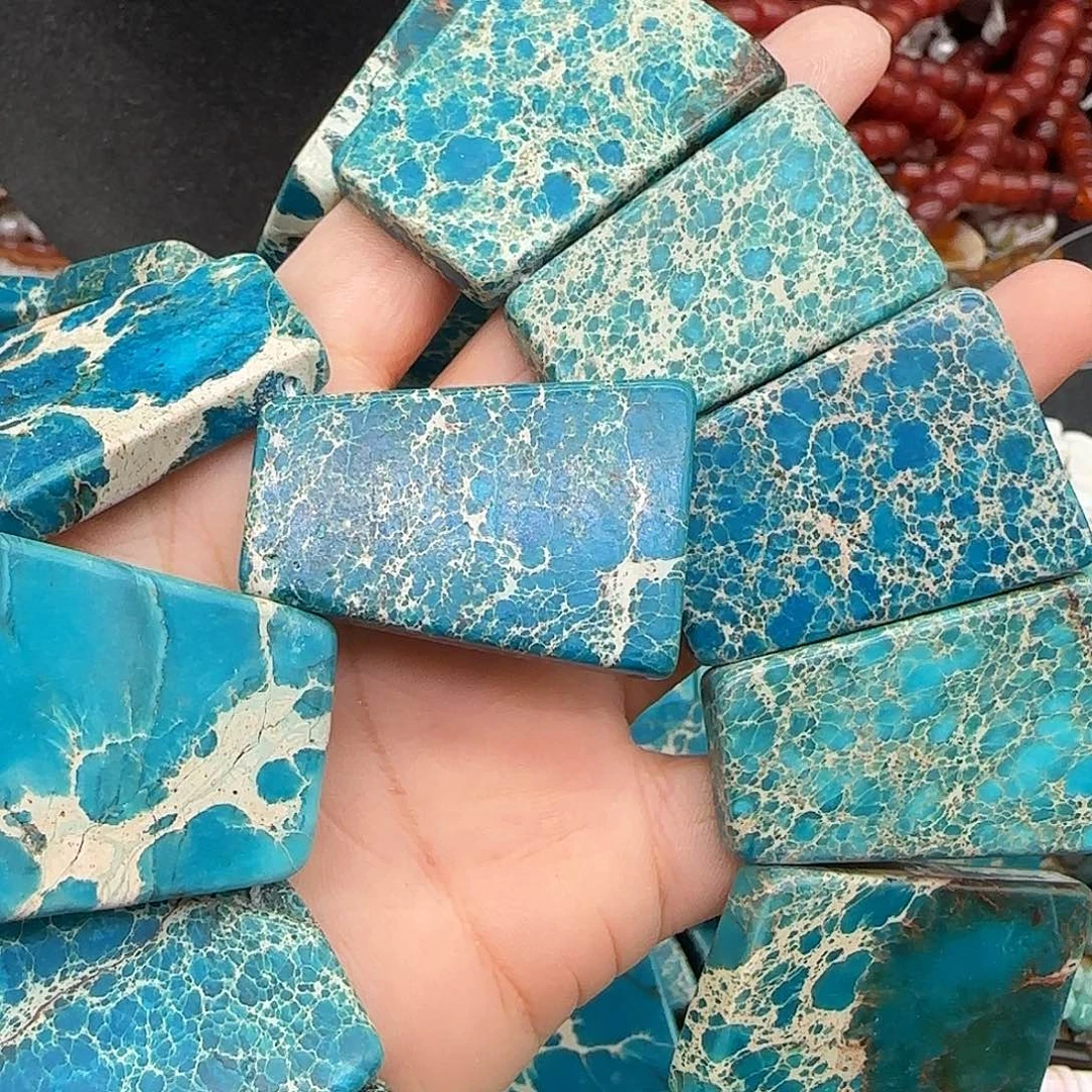 玛瑙/玉髓合金珠宝半成品帝皇石牌子一条