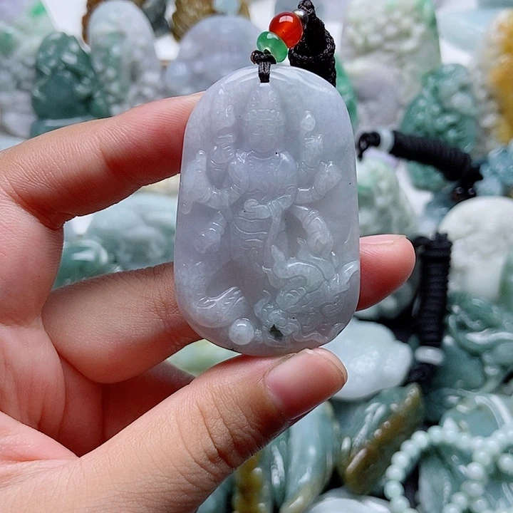 翡翠未镶嵌吊坠(不含链)1