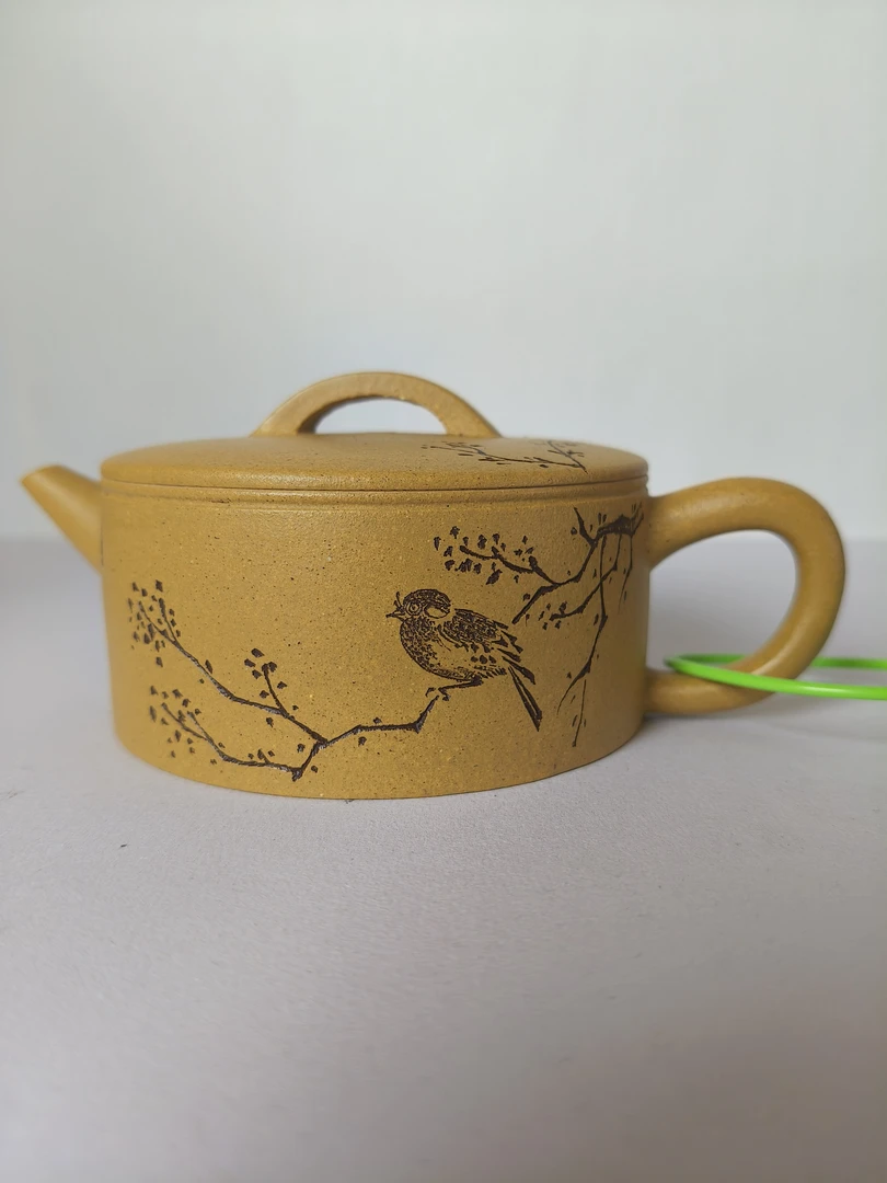 山西乡宁古晋紫砂一壶一检，段泥汉瓦200cc(原矿零添加)