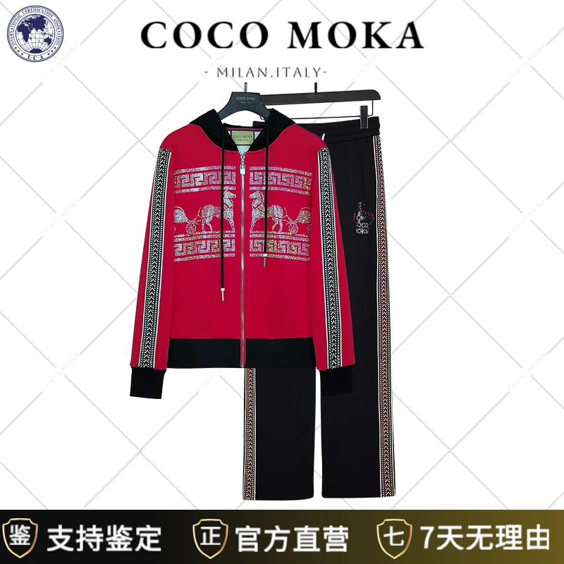 2025秋冬季新款长袖运动休闲套装女士时尚宽松潮流套装【TZ5836】