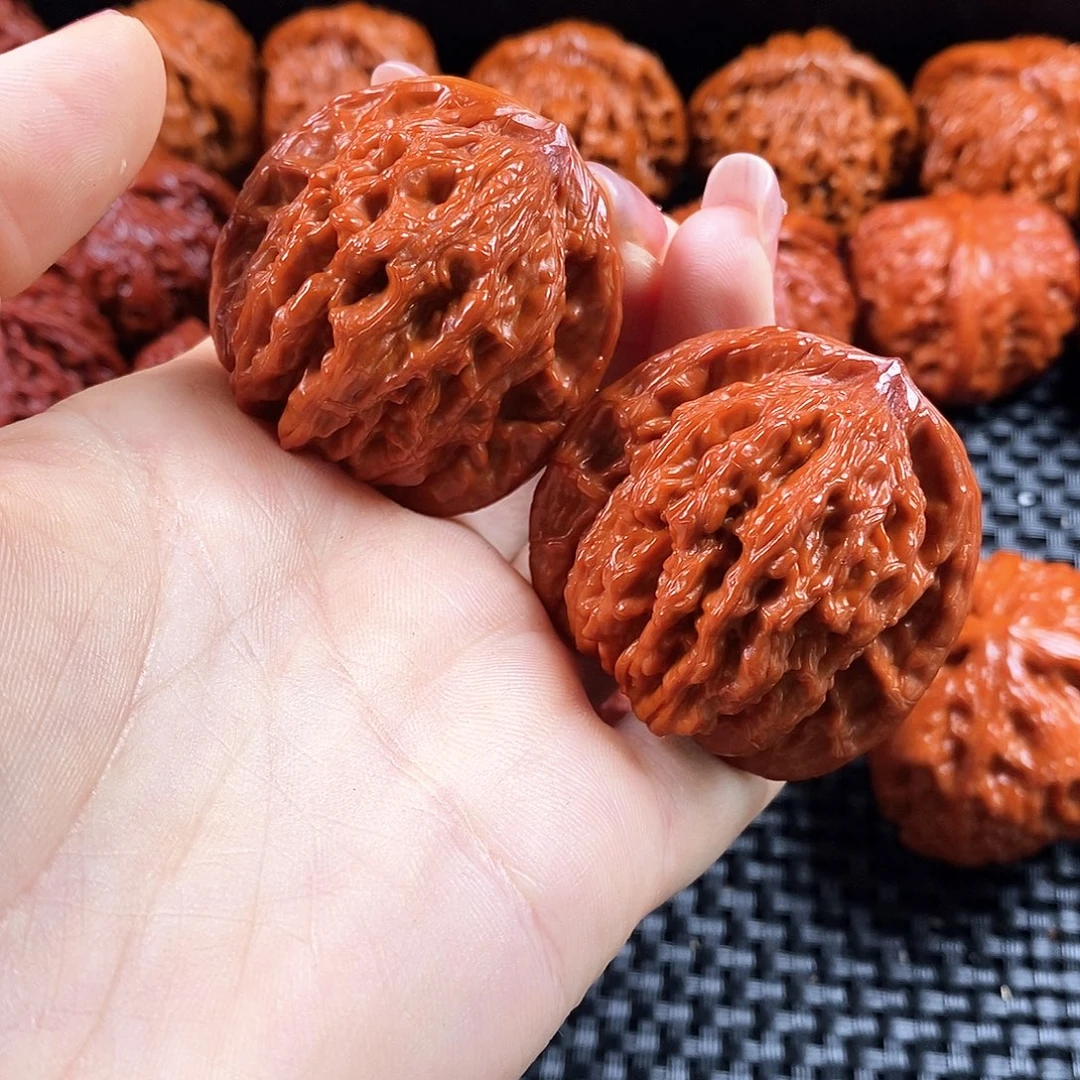 文玩核桃把件麦穗虎