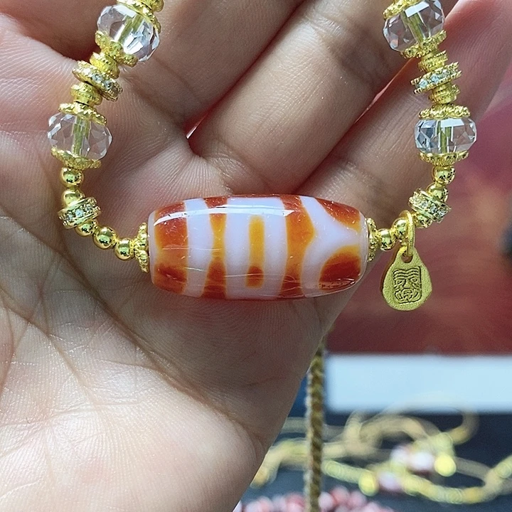 玛瑙/玉髓合金颈饰