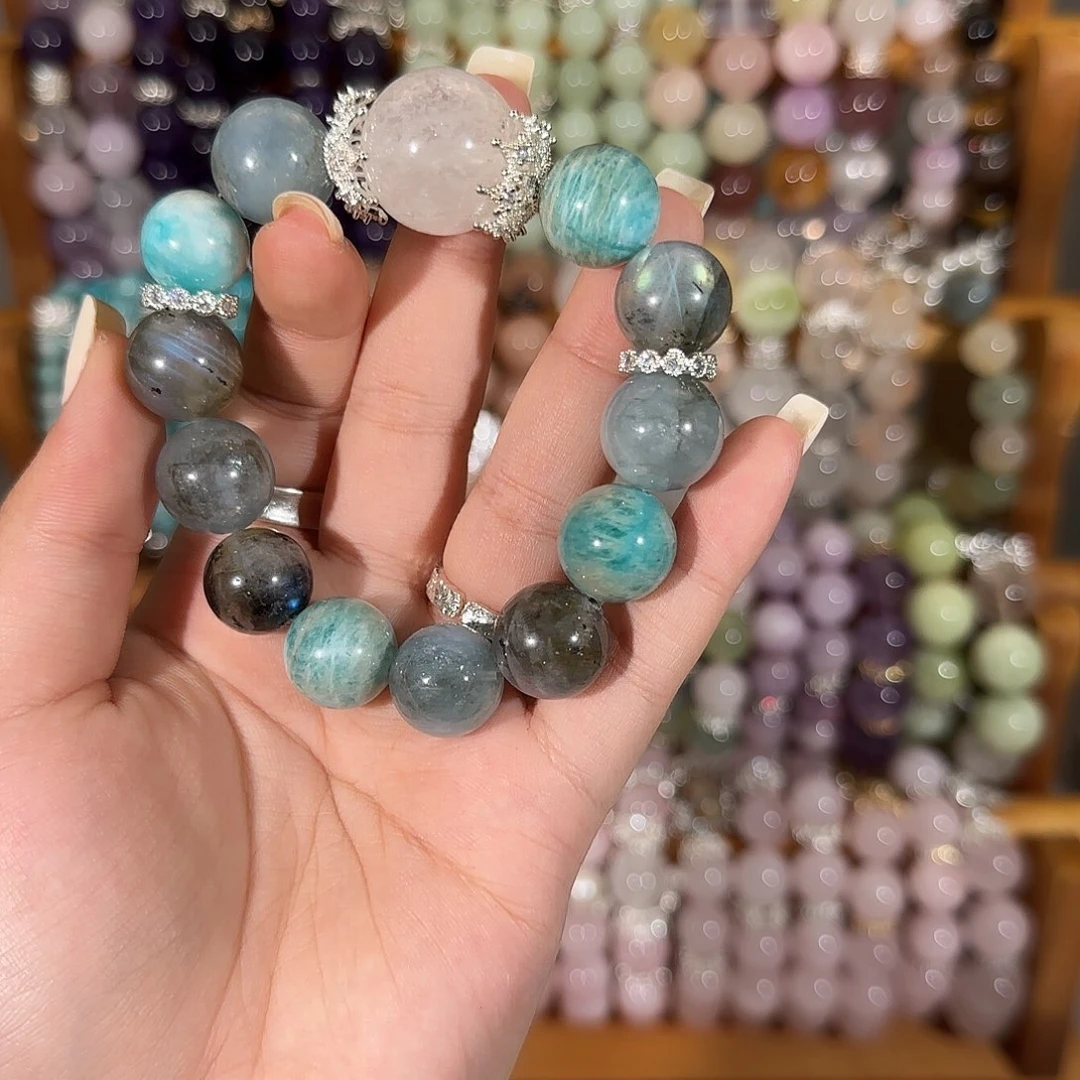 烟晶手链未镶嵌哈哈