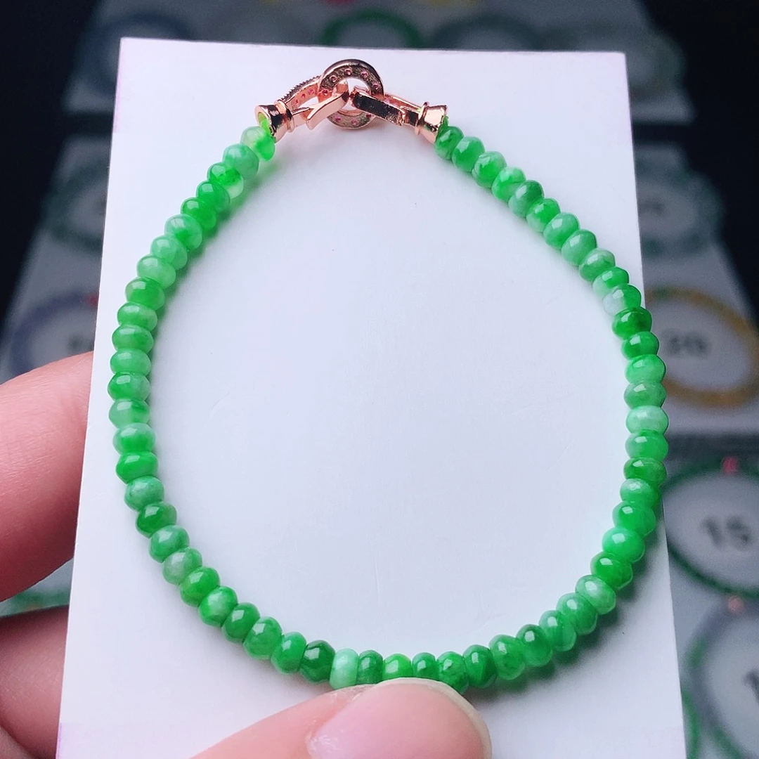 翡翠未镶嵌手链翡翠