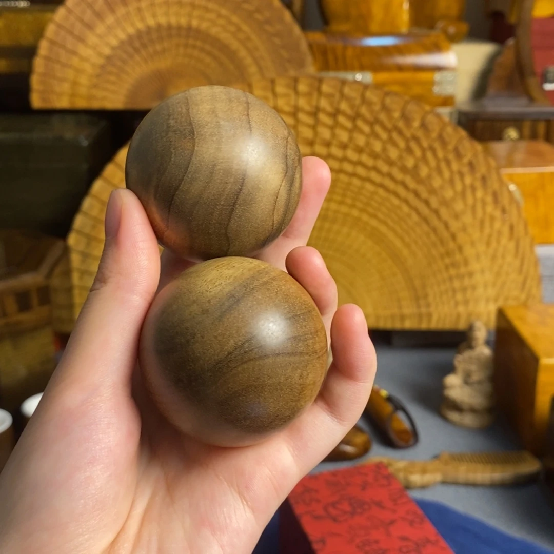 金丝楠小叶桢楠手玩球5.0（原色）