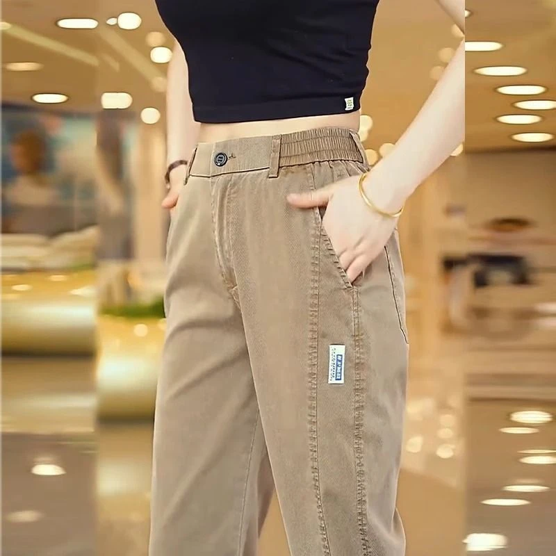 香港2025春夏季新款冰丝空调裤宽松直筒轻薄透气潮流超薄男士休