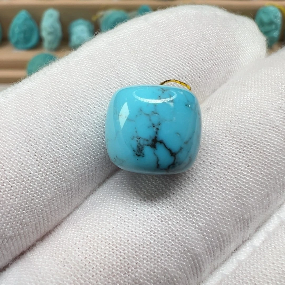 绿松石未镶嵌配饰11.7*10.6