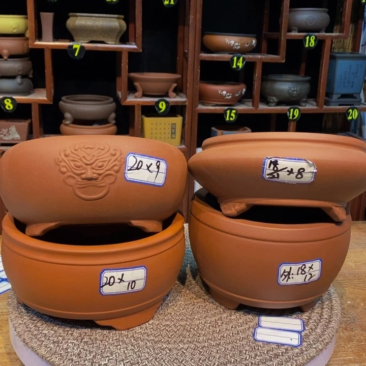 紫砂花盆紫砂花盆