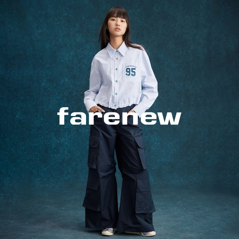 Farenew | 设计师品牌｜休闲阔腿长裤31827U01
