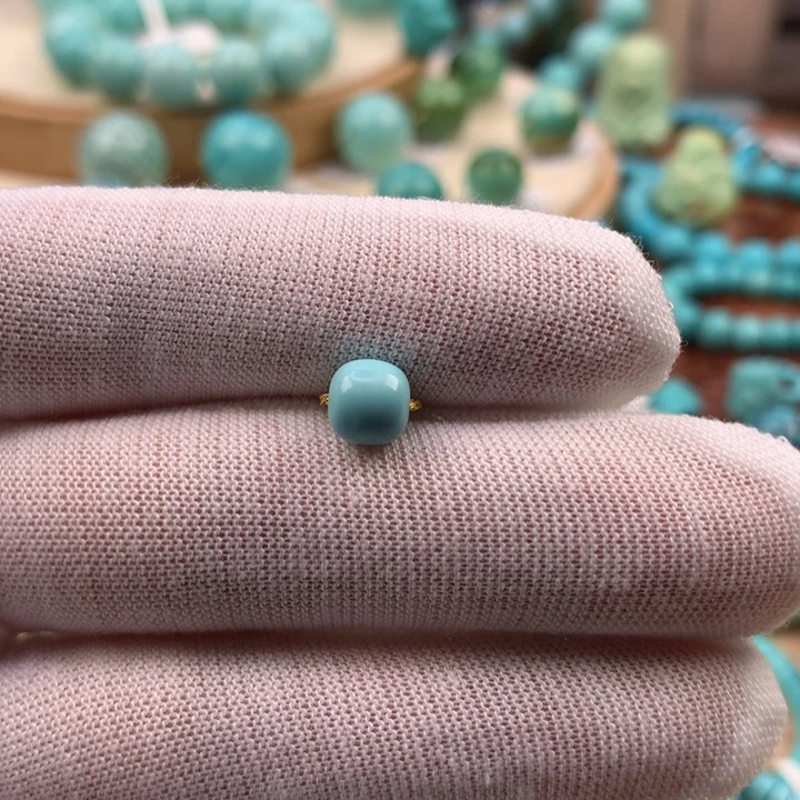 绿松石未镶嵌珠宝奇石6.6mm