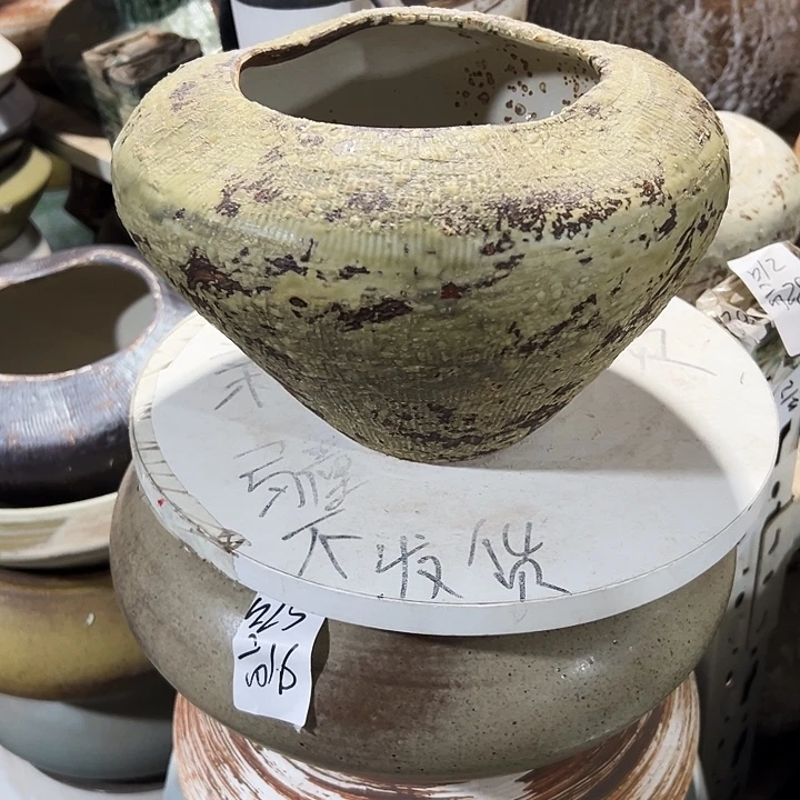 景德镇精品花盆栽适合口15高16