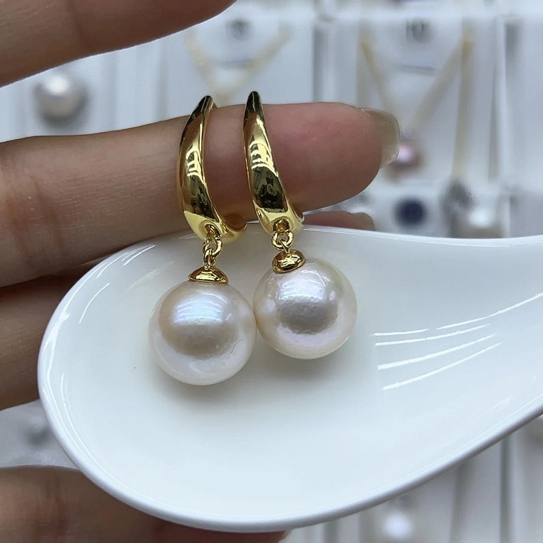 淡水珍珠银S925镶嵌颈饰