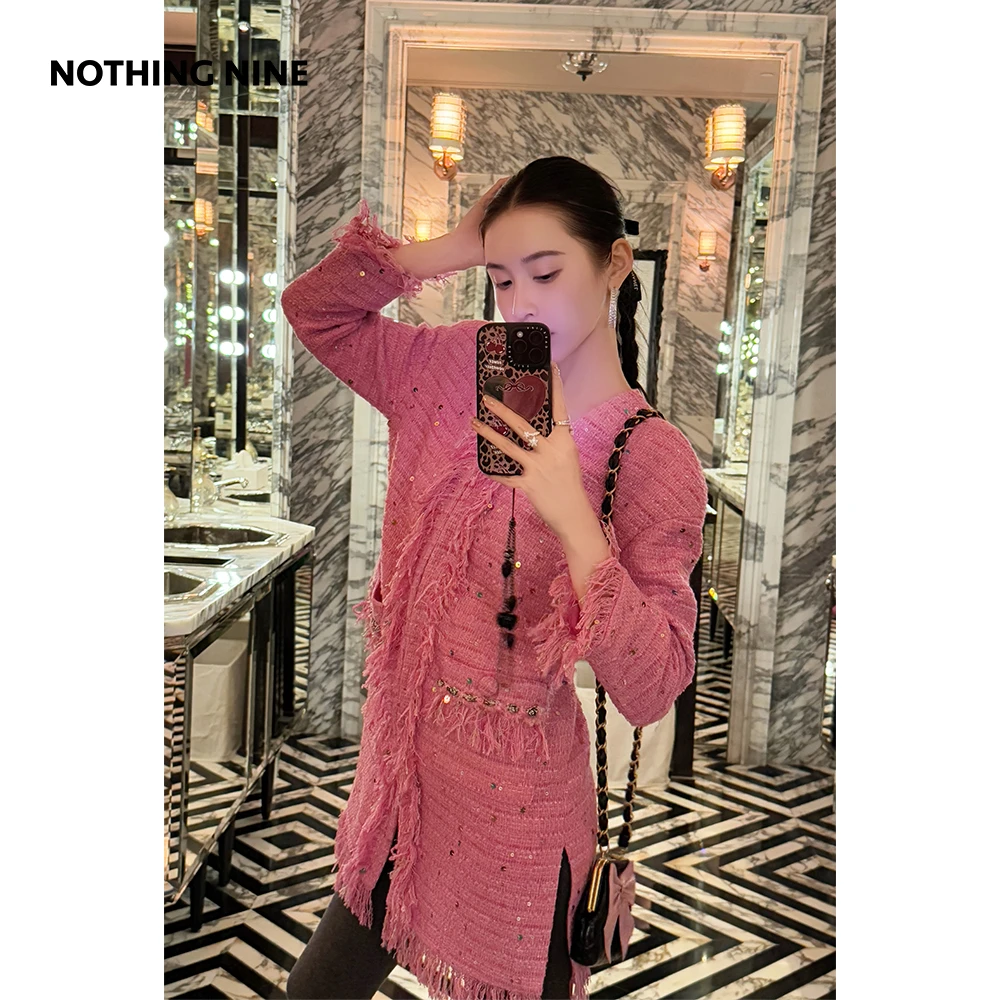 NOTHING NINE 草莓软糖亮片外套
