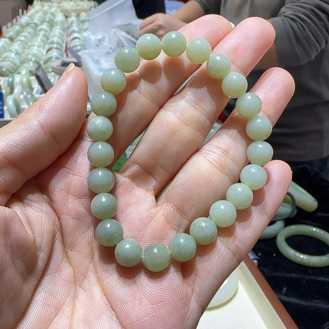 和田玉未镶嵌手链810