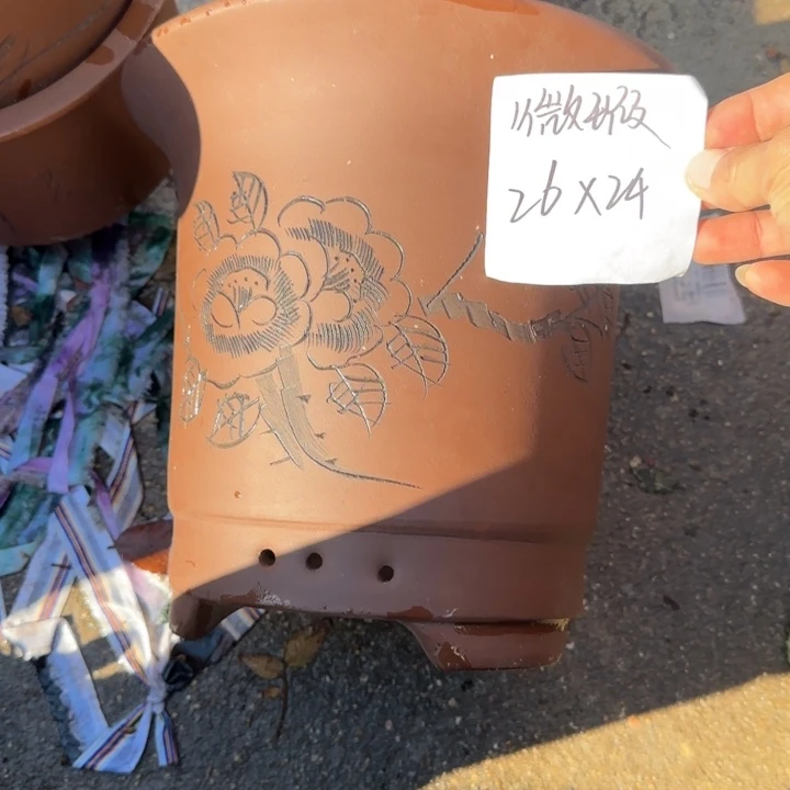 紫砂花盆特价商品