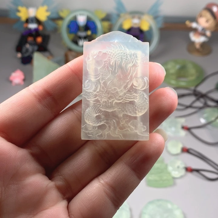 岫玉未镶嵌吊坠(不含链)