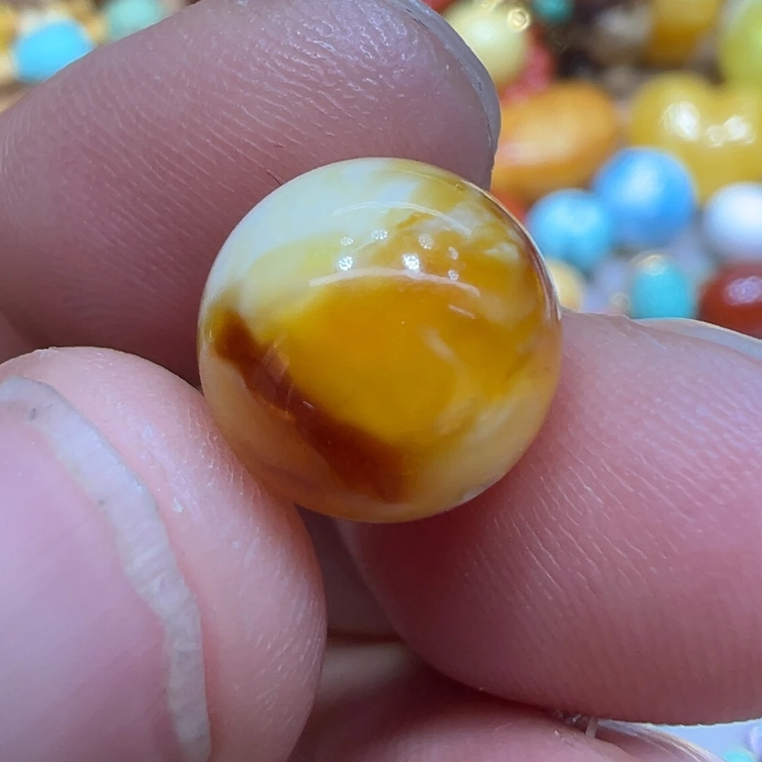 琥珀未镶嵌颈饰尺寸10.8