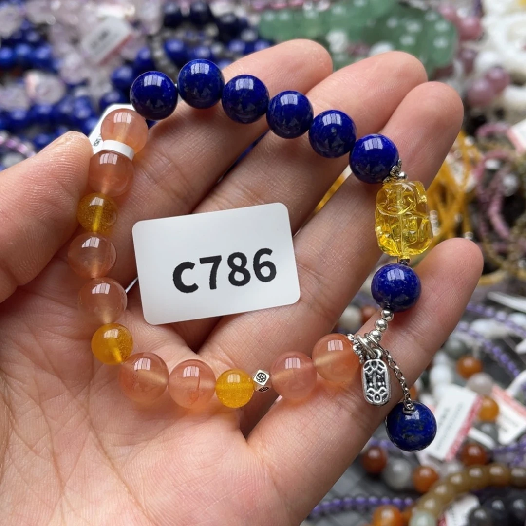 水晶手链未镶嵌多样性