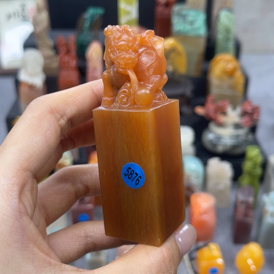 寿山石印石5876。