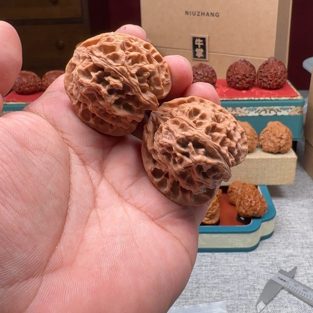 文玩核桃把件苹果100219