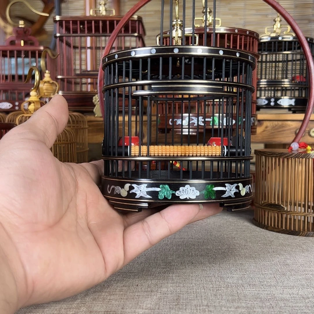 方***东乌木款直径12厘米竹笼条镶嵌