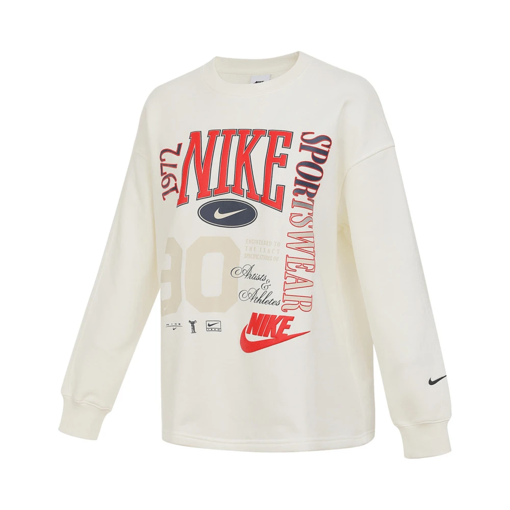【滔搏联动】NIKE耐克女子AS W NSW STREET FLC CREW卫衣HF9492-133