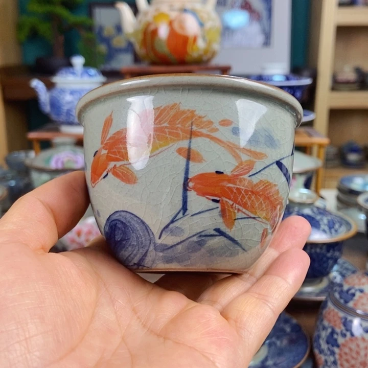 瓷片手工制作工艺精湛等特点为