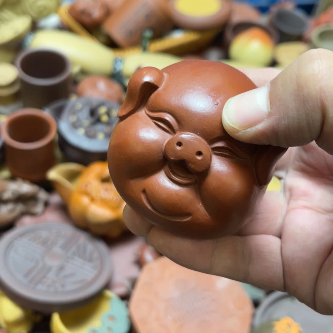 紫砂茶宠紫砂瑕疵