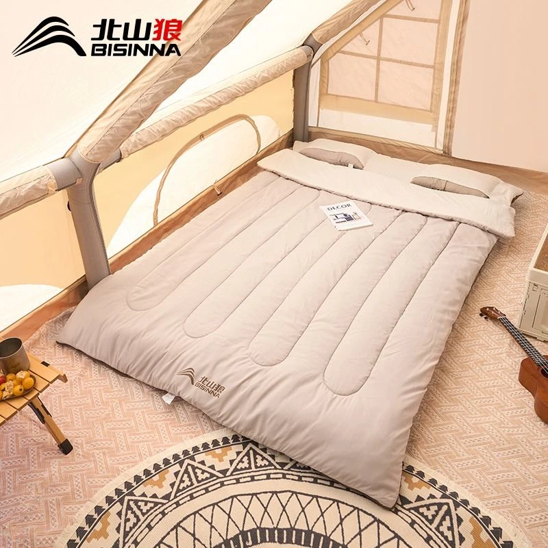 新疆包邮双人睡袋成人户外大人加厚防寒冬季露营保暖帐篷野外便携