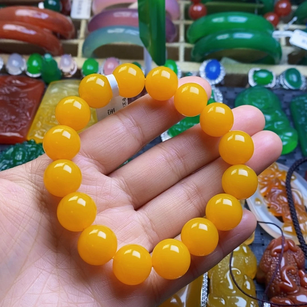 漳***千玛瑙/玉髓未镶嵌手链卡14