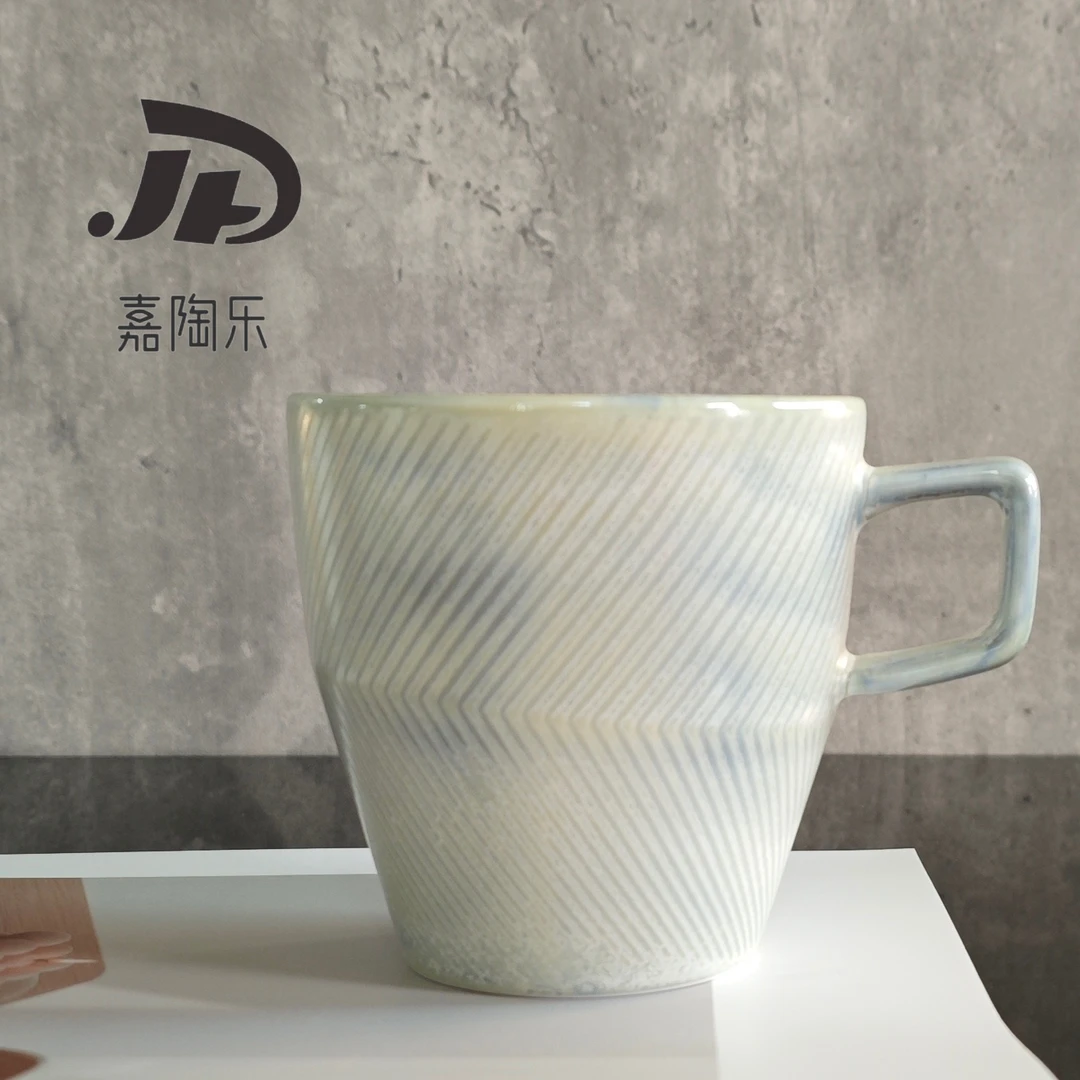 【正品礼盒】原创设计师米其林黑珍珠创意陶瓷马克杯咖啡杯水杯杯子