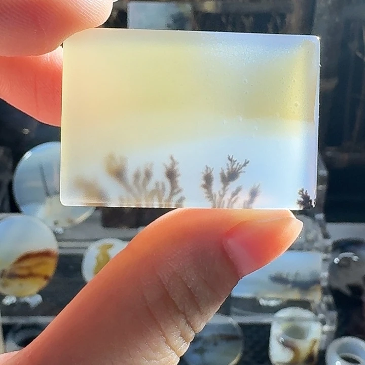 未镶嵌玛瑙/玉髓珠宝半成品