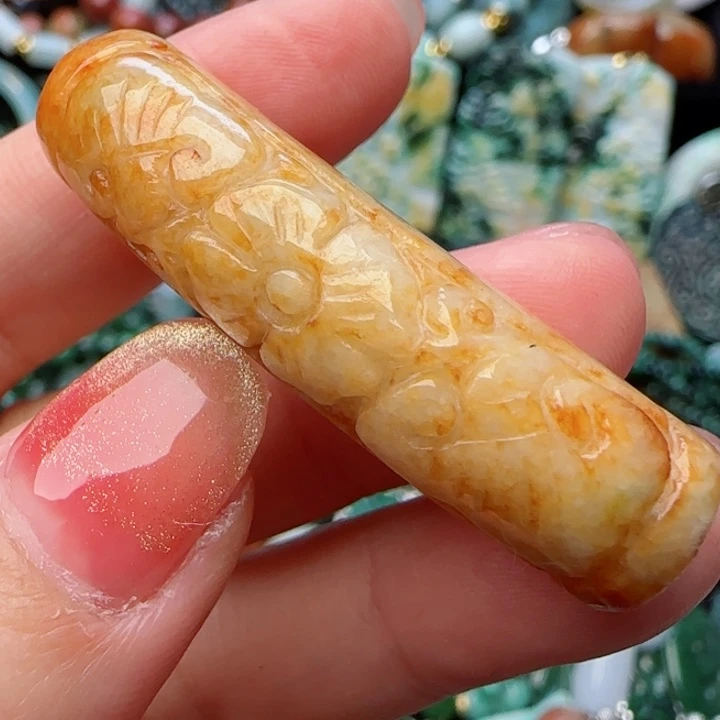 翡翠颈饰未镶嵌天然A货33