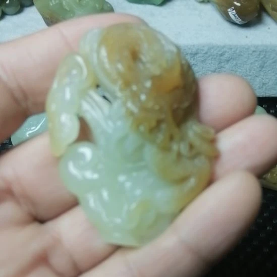 和田玉未镶嵌吊坠(不含链)