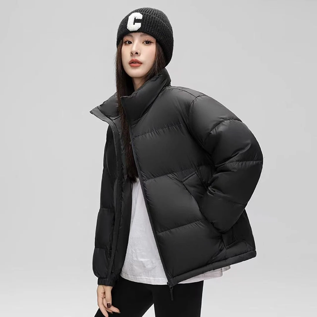 【现货＋运费险】棉服立领厚款冬季小个子宽松韩版百搭休闲保暖