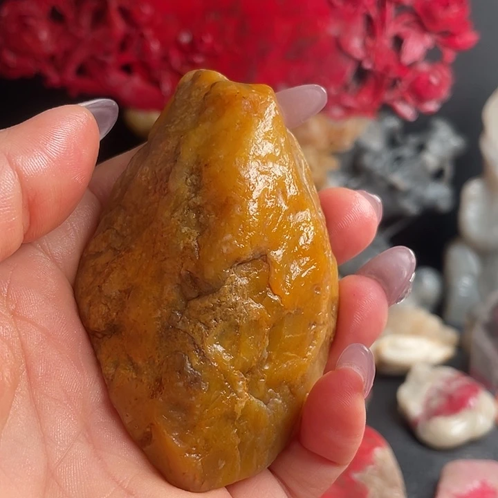 田黄石清***月昌化田黄原石