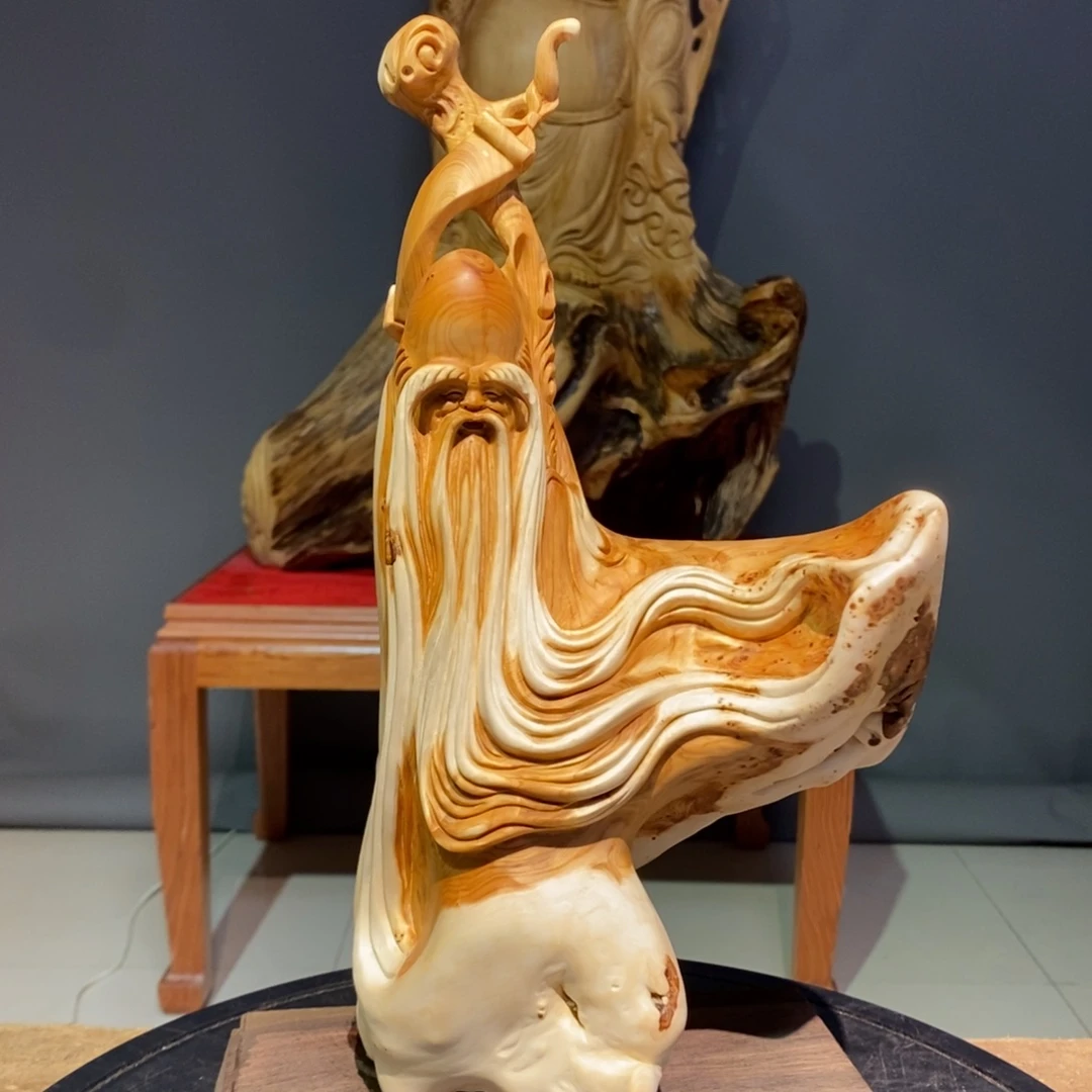 柏木（崖柏）崖柏木雕刻